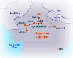 Rajasthan-Rundreise mit Ranthambore Tigerreservat