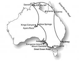 Australien-Rundreise Sydney - Melbourne