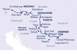 Donau-Schiffsreise Belgrad - Eisernes Tor