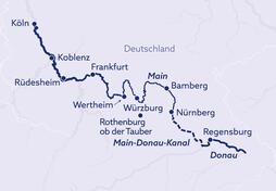 Schiffsreise Rhein Main Donau