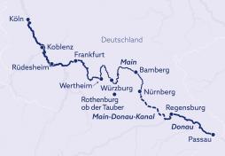Schiffsreise Rhein Main Donau