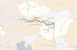 Donau-Schiffsreise Passau - Budapest - Passau (Route)
