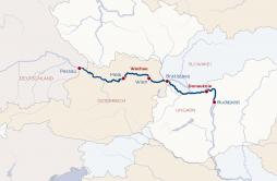 Donau-Schiffsreise nach Budapest (Route)