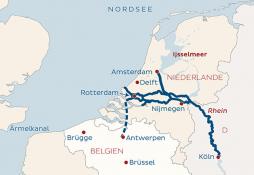 Rhein-Schiffsreise Silvesterkreuzfahrt Holland - Belgien